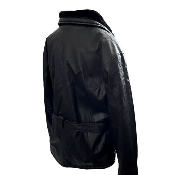 Wilda New York Women's Classic Leather W/Fur Lining / Sz: L - Picture 2 of 12